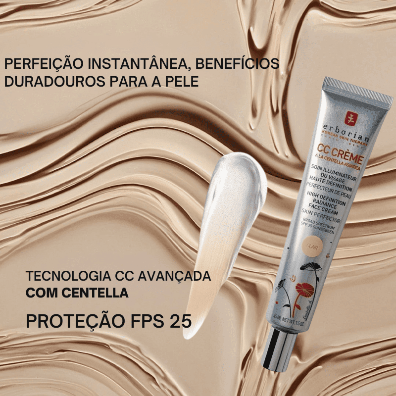 CC Cream - Creme Facial Corrige e Hidrata [COM PROTEÇÃO UV FPS 25]