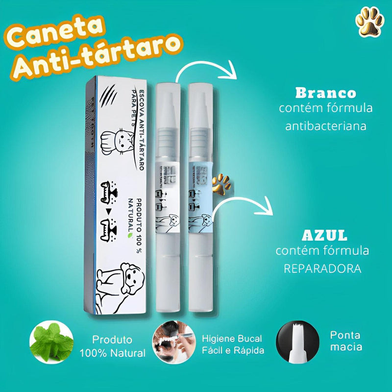 Caneta Anti Tártaro para Pets  Pague 1  Leve 2