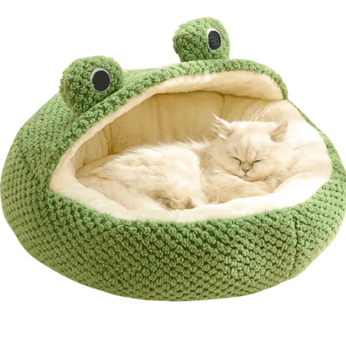 Cama Sapinho Iglu para Pets - Alojamento Confortável para Cães e Gatos com Design Divertido