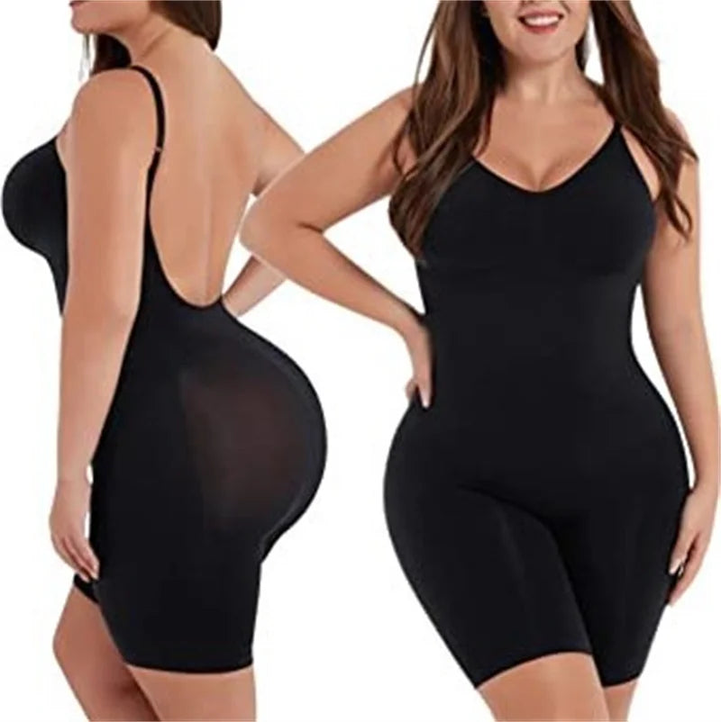 New Hot Bodysuits Full Coverage Shapewear Thigh Slim Body Suit Low Back Body Shaper Backless Jumpsuit Seamless Shapers Slimmer