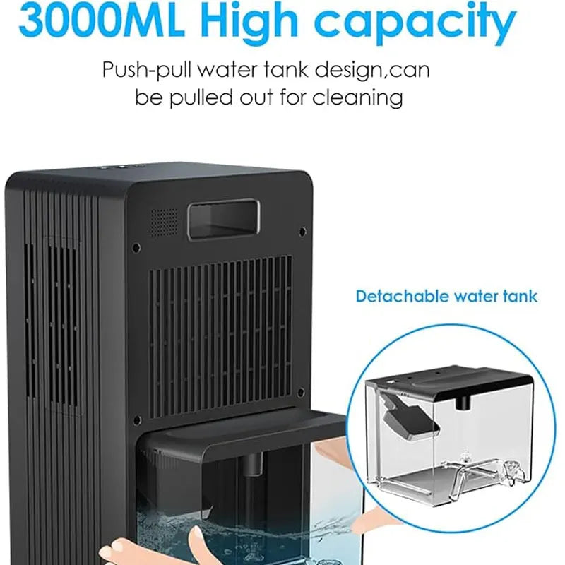 Electric Air Dehumidifier Compressor Home DehumidifierFor Bathroom Basement Air Dryer For Indoor Moisture Absorber Machine EU/US