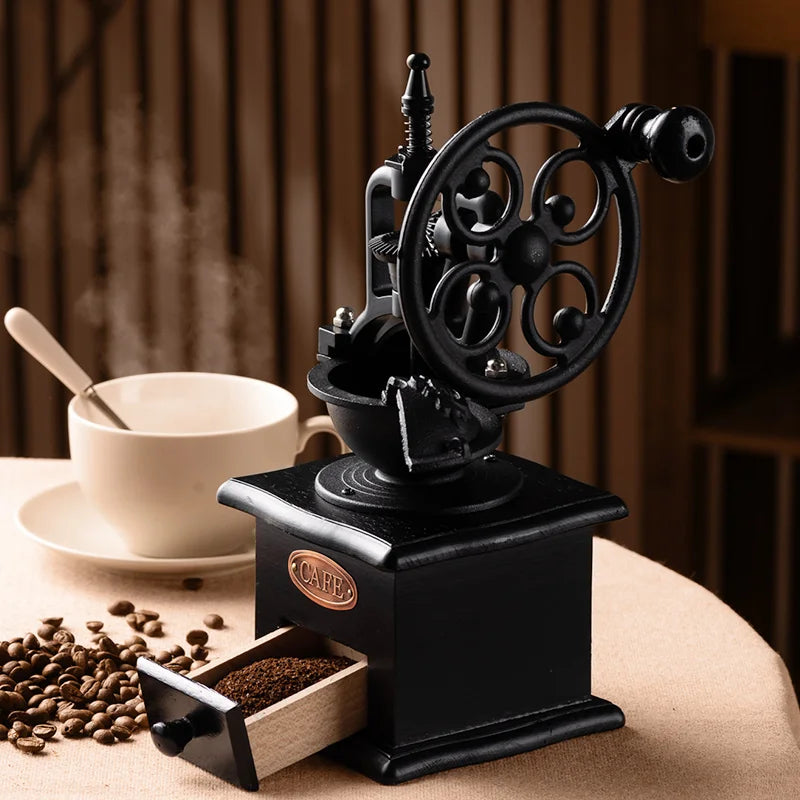 GIANXI Retro Manual Coffee Grinder Portable Ferris Wheel Coffee Bean Grinder Professional Handmade Coffee Accessories