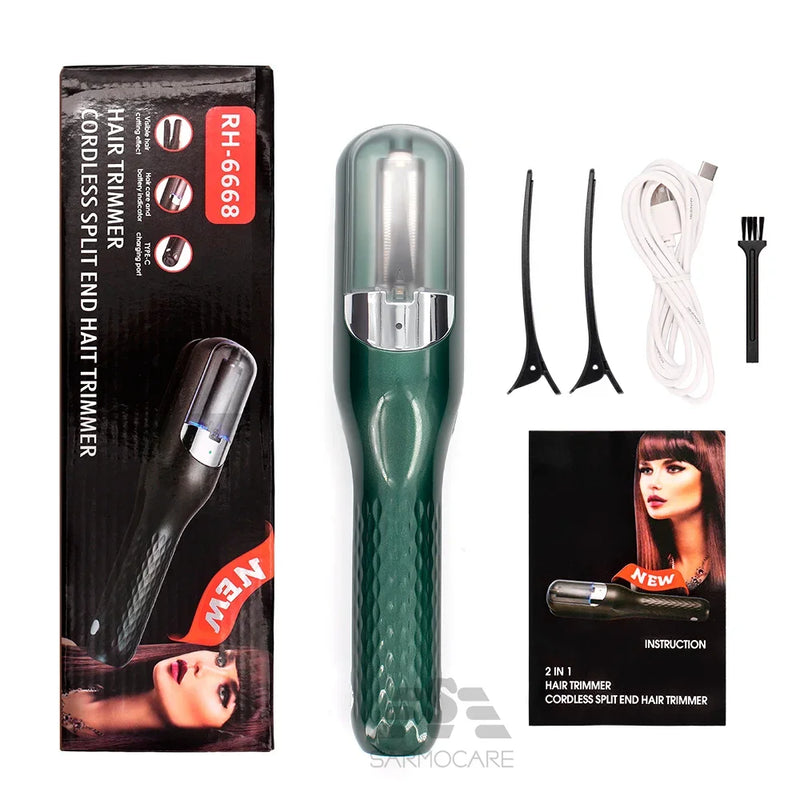 Hair Ends Trimmer Automatic End Remover Damaged Hair Repair Hairs Care Treatment Cordless Hair End Cutting Machine for Women