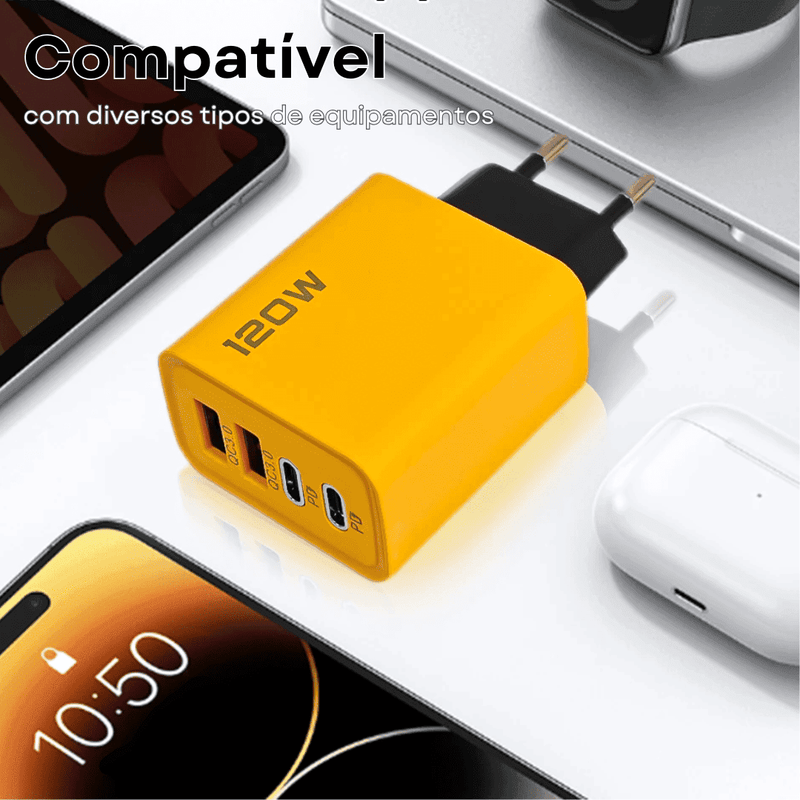 Carregador Celular Ultra Rápido - 120W