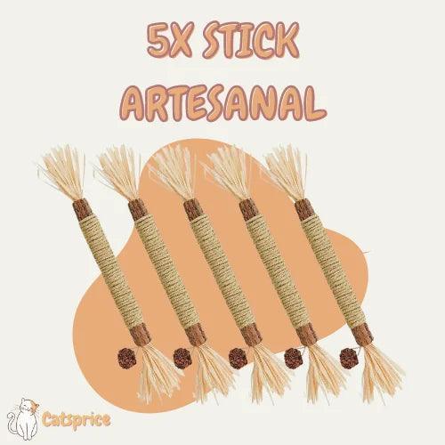 Gravetinho de Matatabi Para Gatos | Stick Artesanal | 5 Unidades